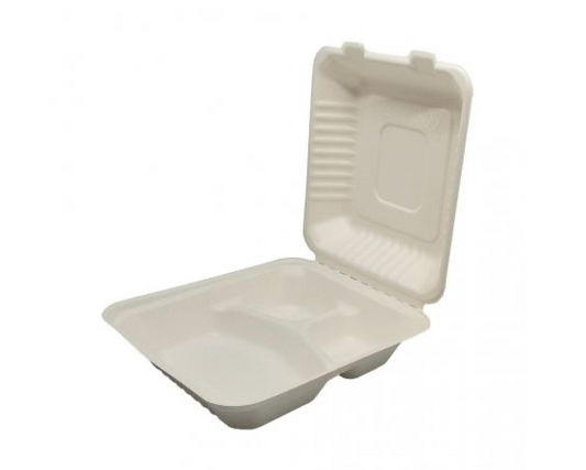 Sugarcane fiber containers Menu holders 220 x 200 mm (200 units)