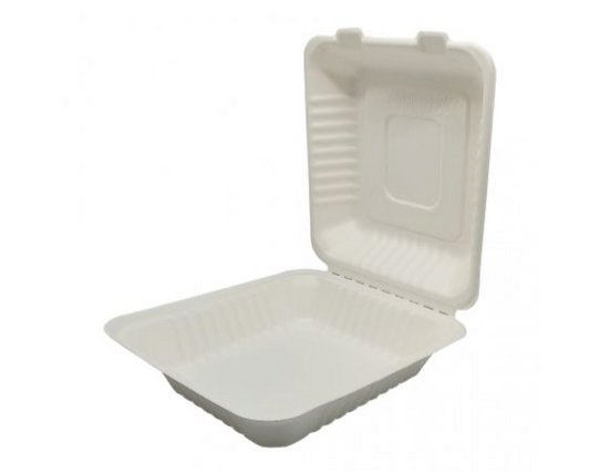 Sugarcane fiber containers Menu holders 220 x 200 mm (250 units)