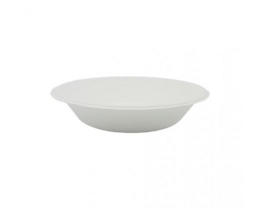 Round sugarcane fiber bowls 460ml 160 x 36mm (1,000 units)
