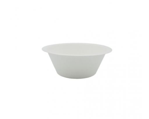 Round sugarcane fiber bowls 250ml 114 x 44mm (1,000 units)
