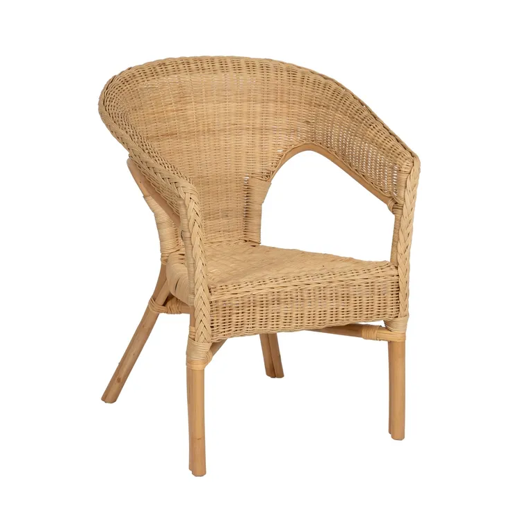 CHAISE DE SALON EN ROTIN NATUREL 