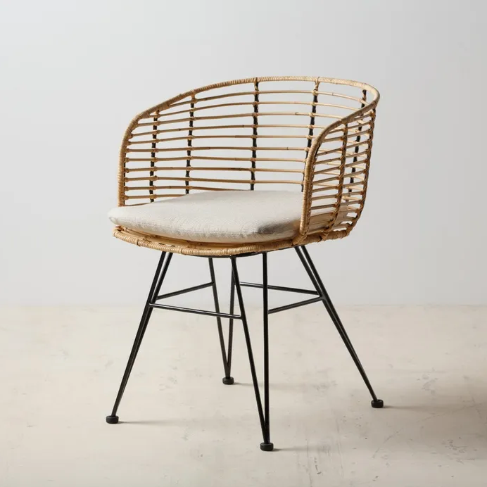 CHAISE NATURELLE-NOIRE 