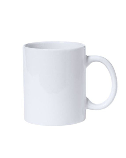 Taza de Cerámica Blanca AA – 370 ml