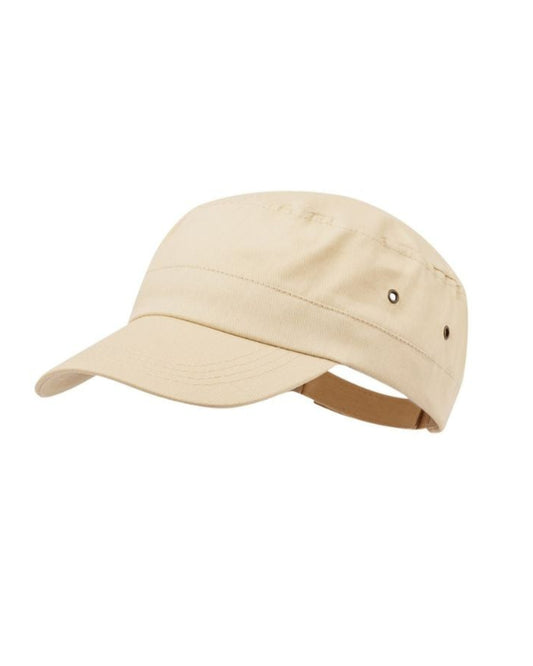 Gorra Militar de Algodón Peinado con Cierre Velcro – Ajuste Cómodo y Estilo Casual