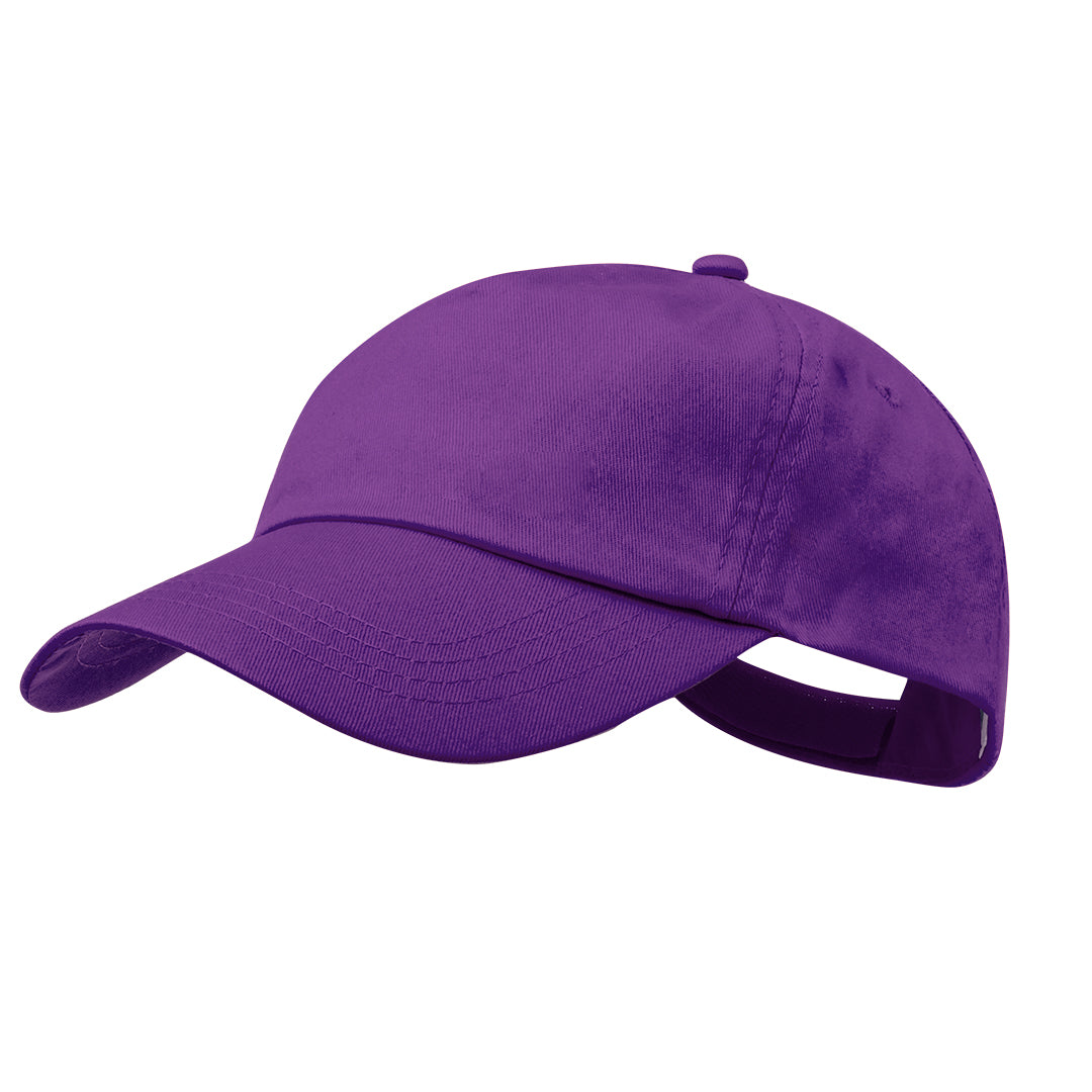 Gorra de algodón unisex con cierre de velcro