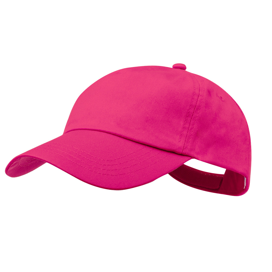 Gorra de algodón unisex con cierre de velcro