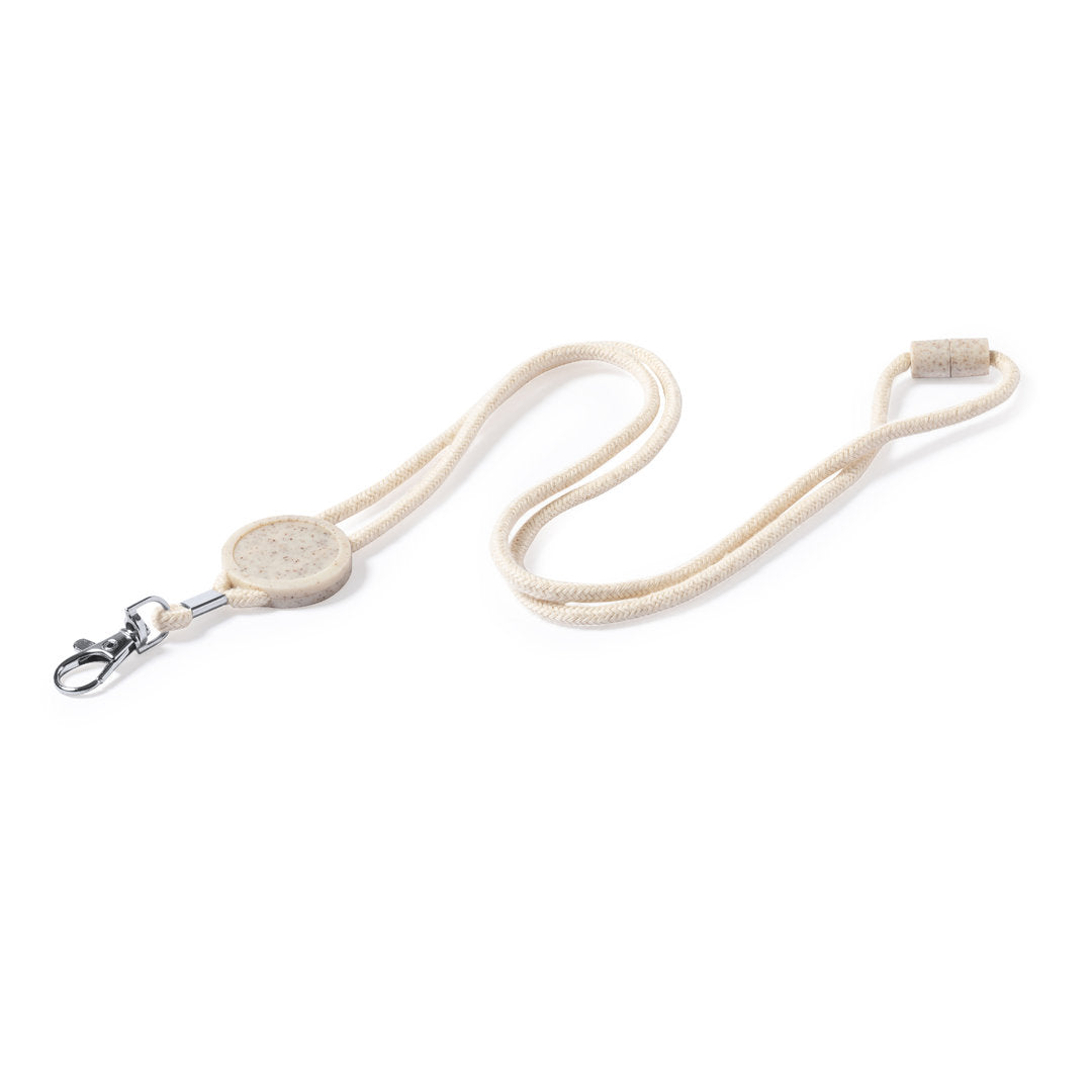 Lanyard algodón y caña de trigo