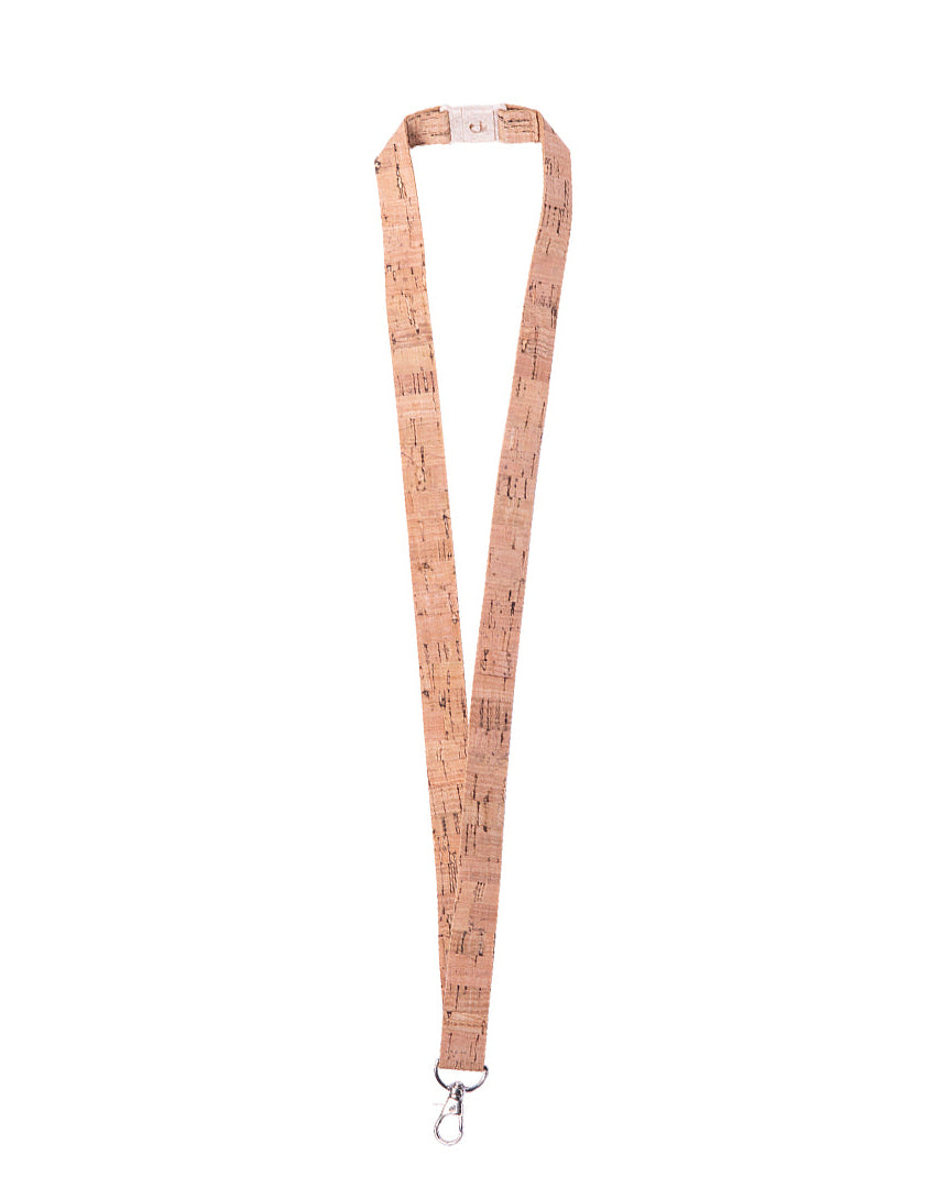 Lanyard de corcho y caña de trigo