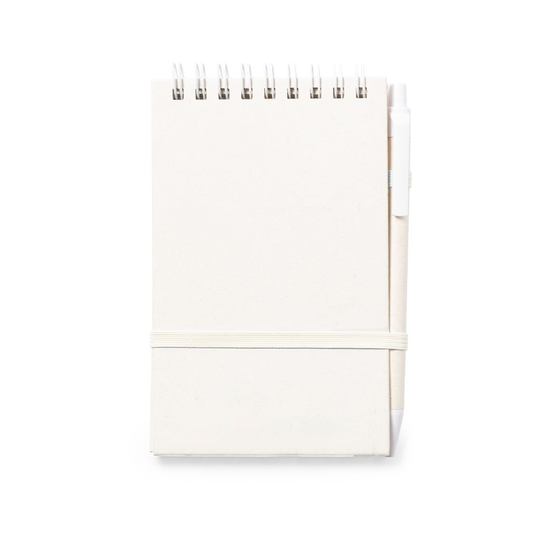 Libreta ecológica hecha de cartón reciclado leche