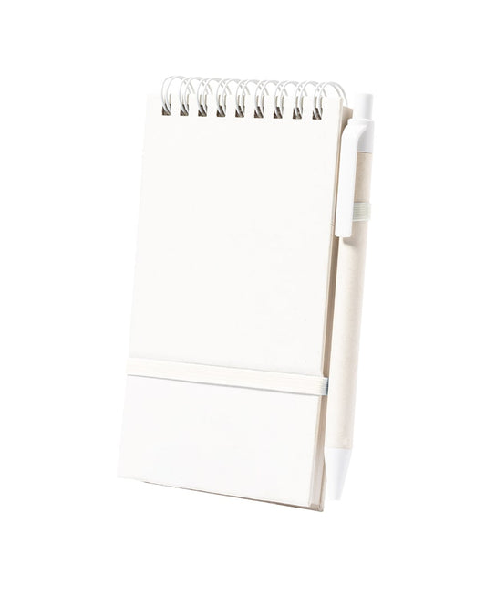 Libreta ecológica hecha de cartón reciclado leche