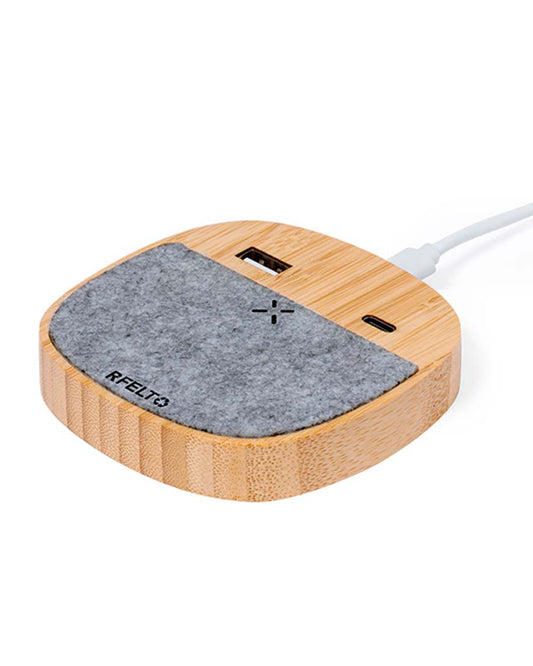 Power Bank de bambú y fieltro RPET