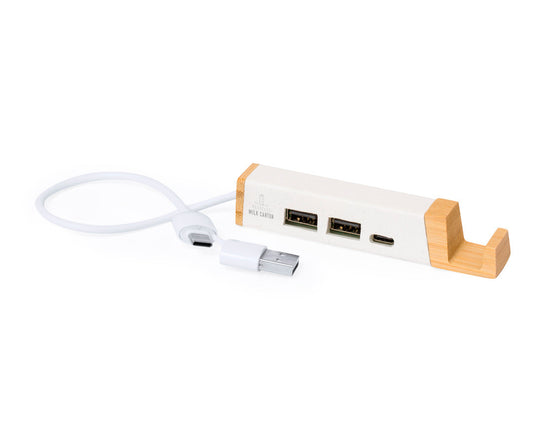 Puerto USB con soporte