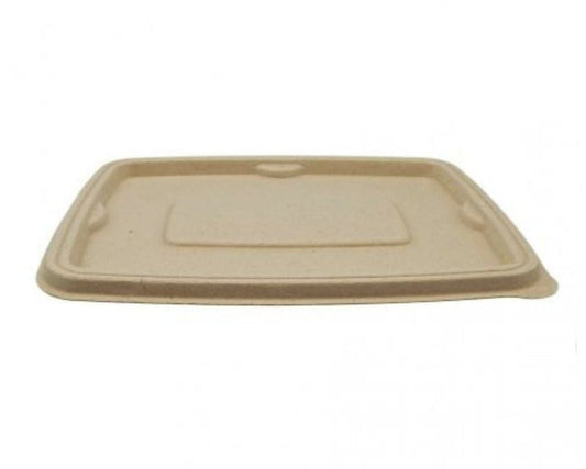 Tapa para envases rectangular antifuga de bagazo 750ml y 1000ml (600 uds)