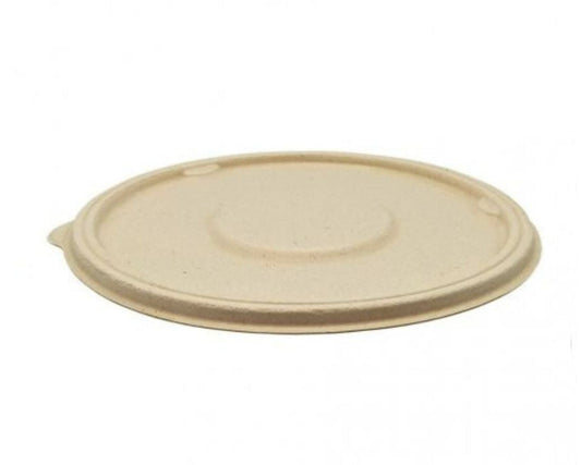 Tapa para bol redondo antifuga de bagazo 1000ml (400 uds)