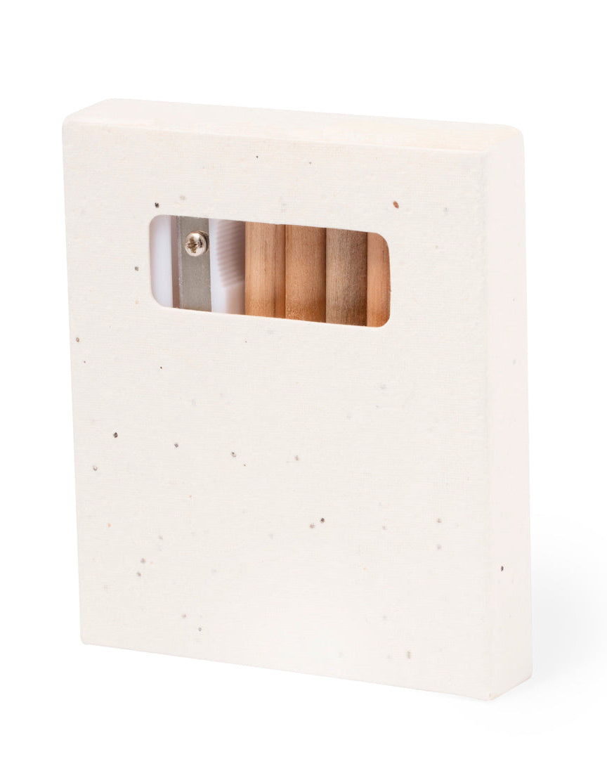 Set Ecológico para colorear con lápices y plantillas