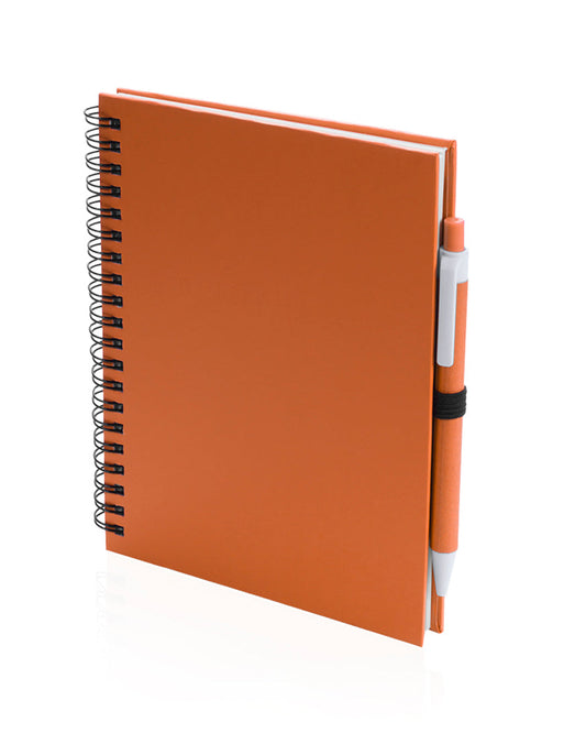 Set de libreta y bolígrafo varios colores