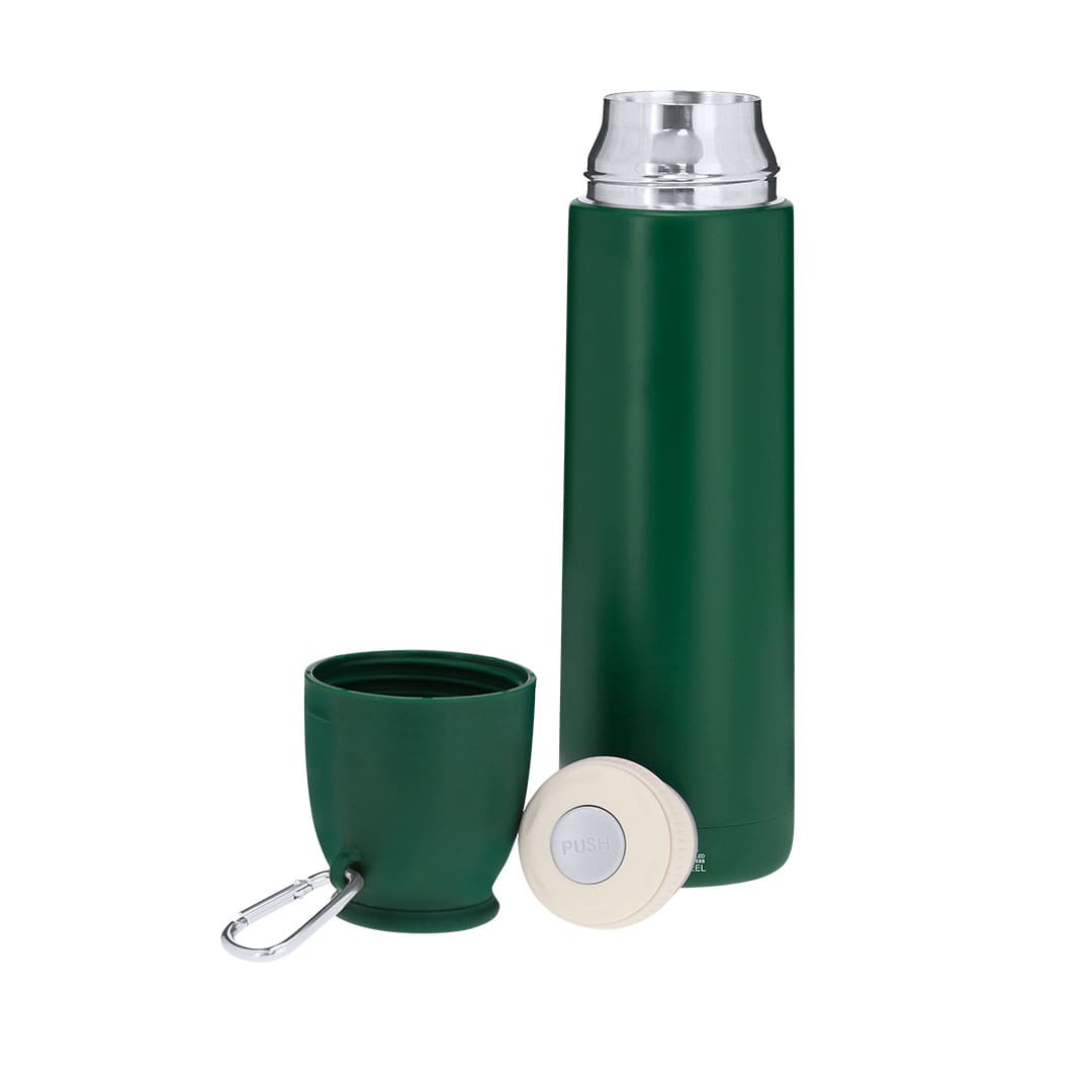 Set de Termo 500 ml y Taza 120 ml en Acero Inox Reciclado – Doble Pared