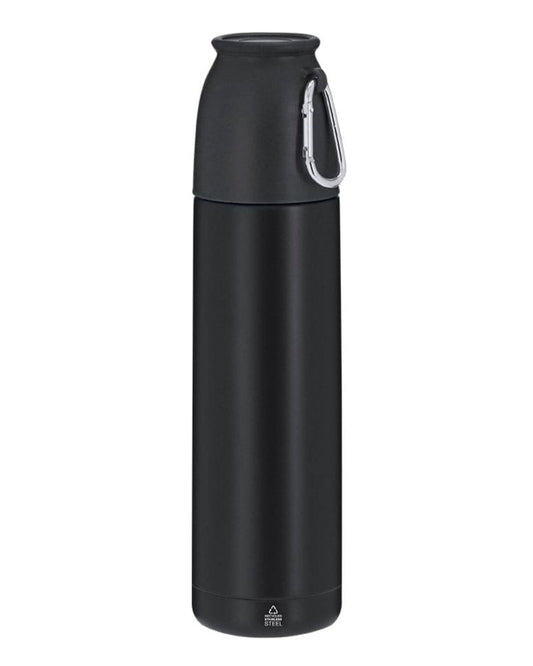 Set de Termo 500 ml y Taza 120 ml en Acero Inox Reciclado – Doble Pared