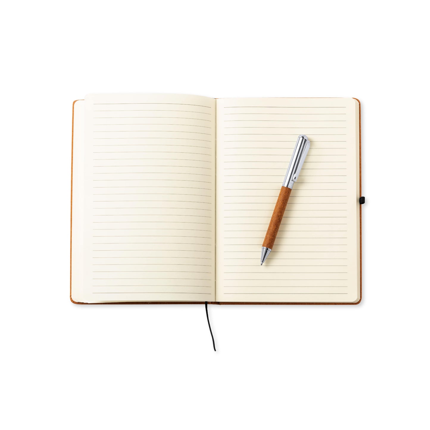 Set ejecutivo de bloc y bolígrafo en cuero reciclado