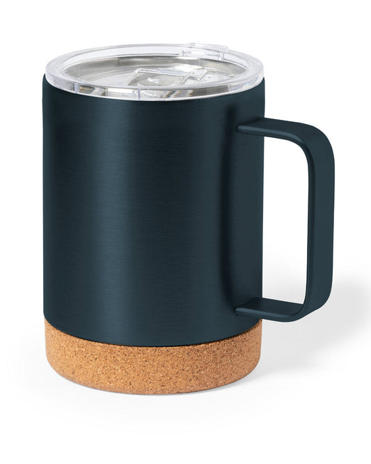 Taza térmica para café azul