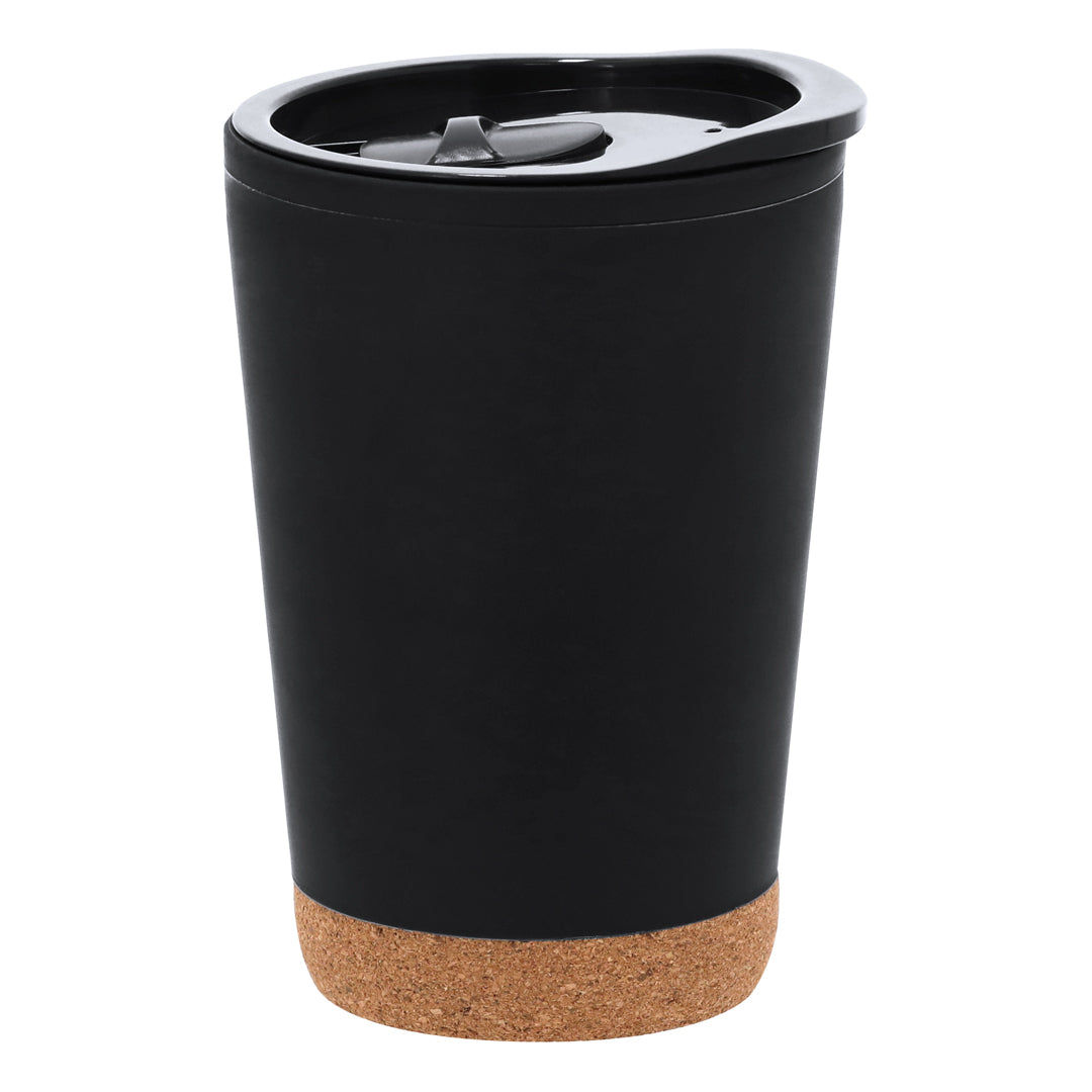 Vaso térmico negro perfecto para el trabajo 