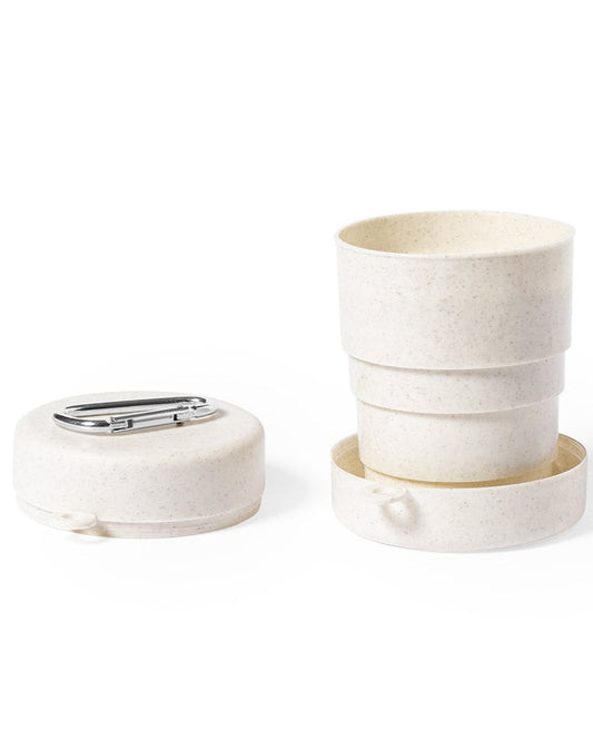 Vaso Plegable 220 ml con mosquetón