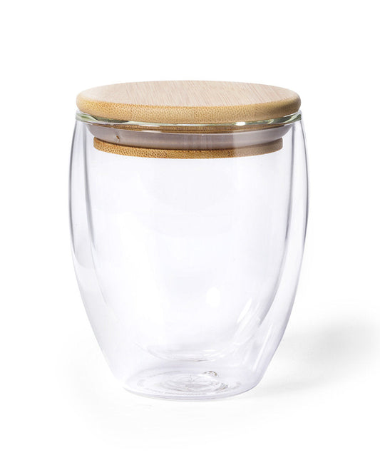 Vaso Térmico Cristal & Bambú