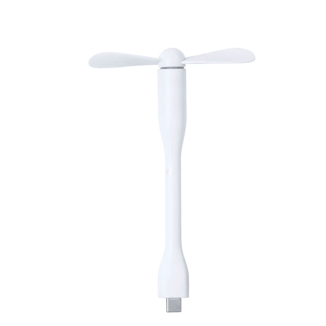 Ventilador flexible tipo C – tacto goma y colores variados