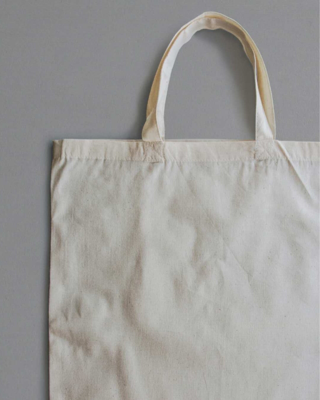 bolsa algodón asa corta