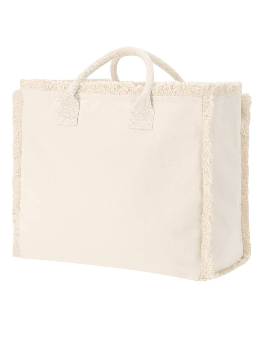 bolsa algodon flecos