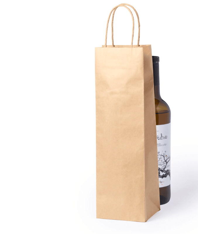 Bolsa botella papel