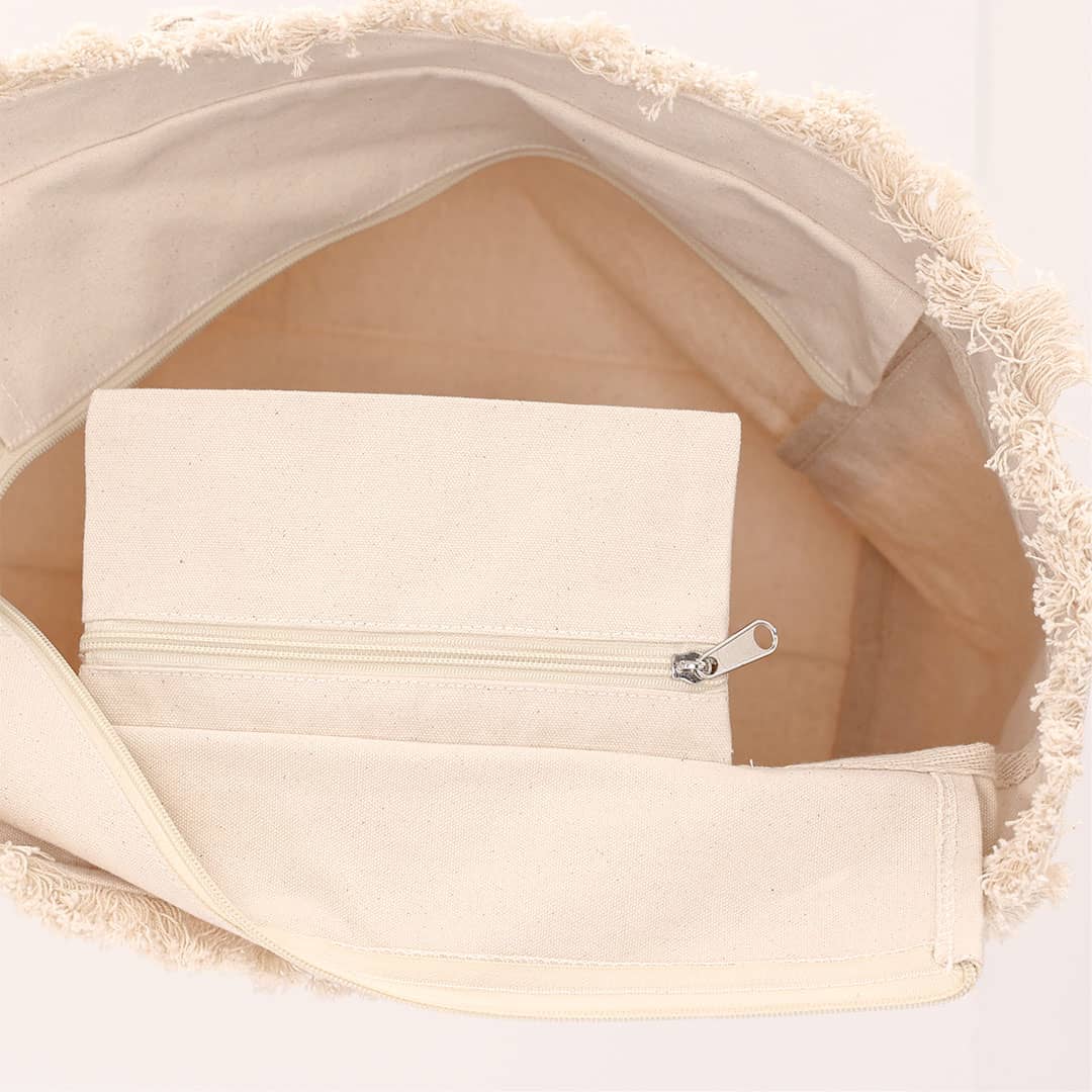 bolsillo bolsa algodon