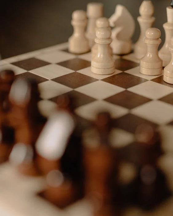 Game set: chess, parcheesi and checkers