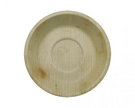 Platos de hoja de Palma Redondos 180mm (100 uds)
