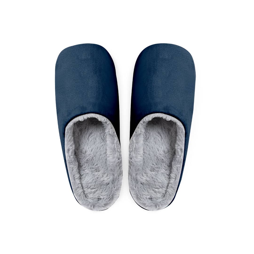 zapatillas acolchadas azules