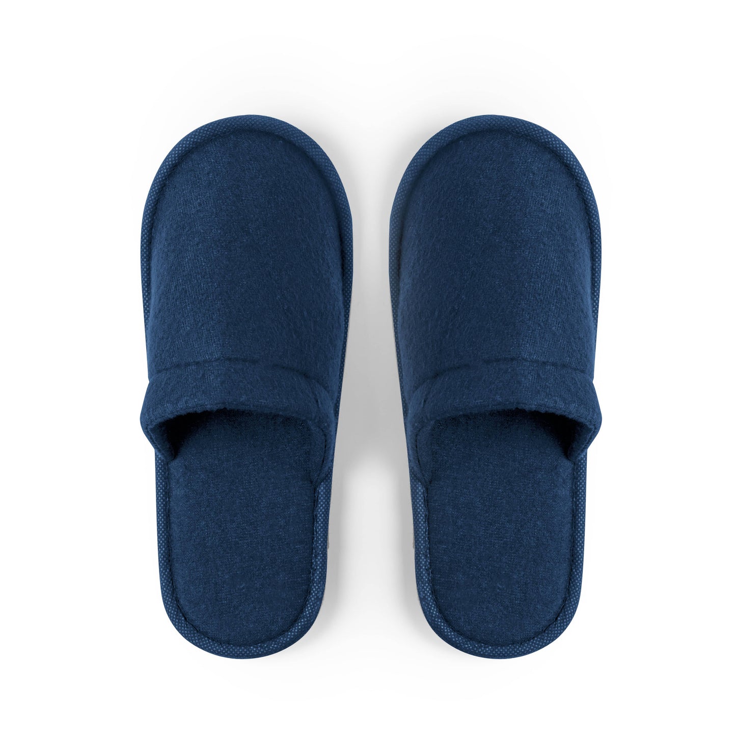zapatillas hotel algodón y poliester azules 